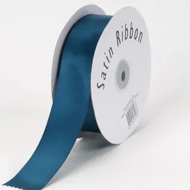 Teal - Satin Ribbon Single Face - ( W: 1/8 Inch | L: 100 Yards )