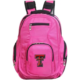 Texas Tech Red Raiders Laptop Backpack Pink