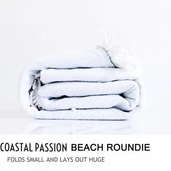 The Great Wave Round Beach Towel