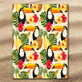 Tropical Toucan Jumbo Towel