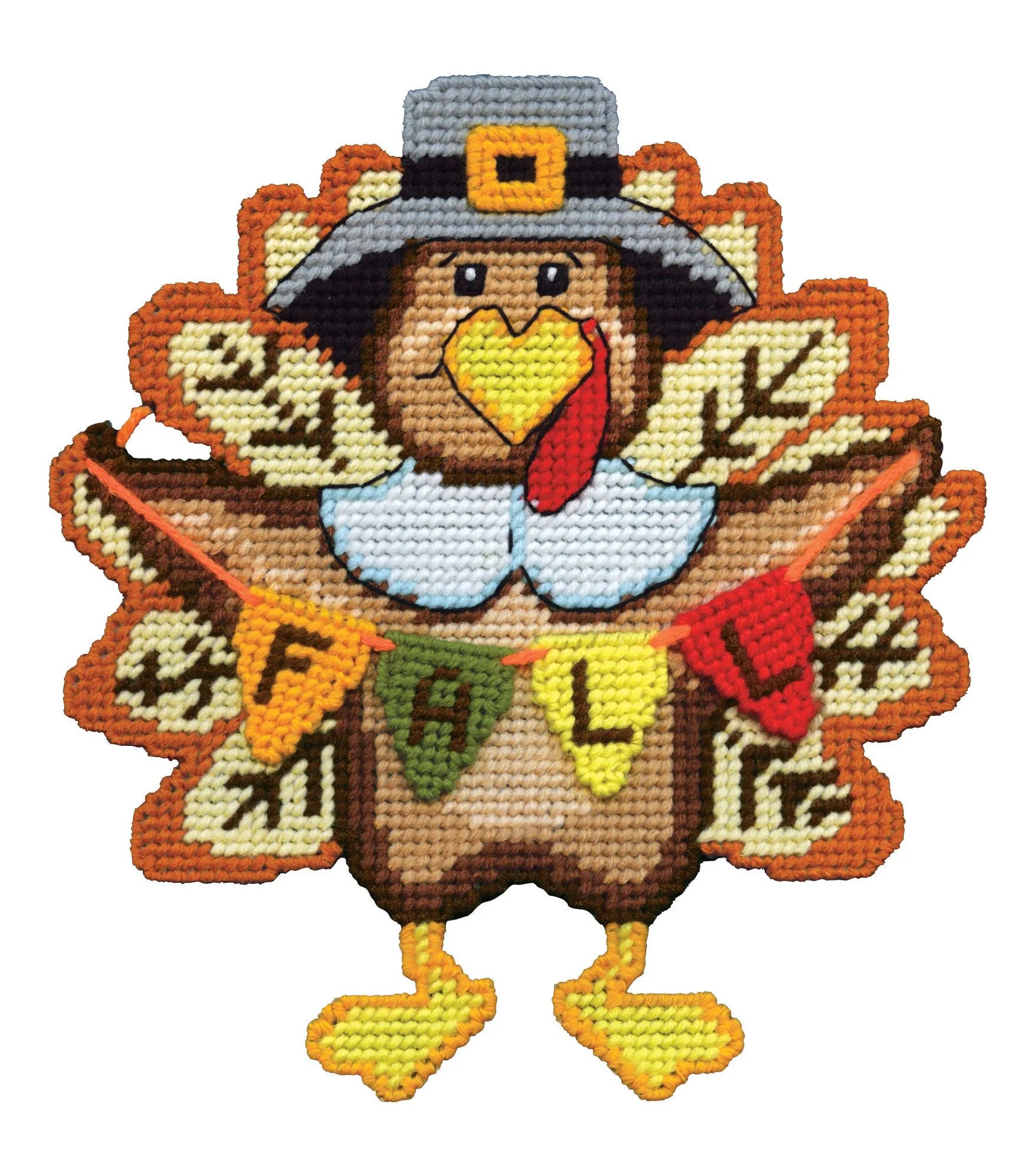 Turkey Plastic Canvas Wall Hanging