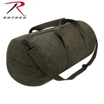 Waxed Canvas Shoulder Duffle Bag - 24 Inch