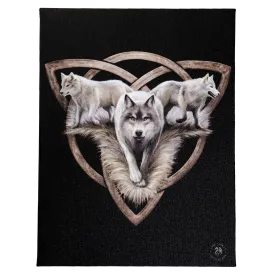 WOLF TRIO CANVAS PRINT C/48